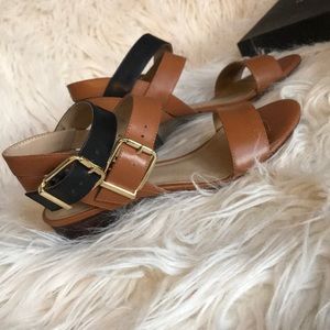 Sole society leather sandals
